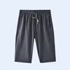 Shorts masculinos calças elegantes confortáveis ​​esportes de praia cortada treino preto treino de musculação