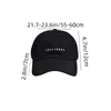 Letras del desafío de pelota Capilla de béisbol de algodón suave unisex Snapback al aire libre Sombreros de cola de cola para mujeres Hip Hop Hop Hat Streetwear J240425