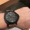 Panerei Luxus -Armbanduhren versenkten Uhren Uhren Schweizer Technologie Automatische Bewegung Sapphire Mirror 47 mm importiertes Cowhide Watchband Brand -Armbanduhr JY44