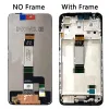 Telas 6.79 '' ORIGINAL PARA XIAOMI Redmi Nota 12R LCD 23076R4BC Digitalizador de tela de toque de exibição para Xiaomi Redmi Note 12 R Frame
