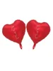 Décoration de fête 10pcs Connexion rouge Love Foil Balloons Set Coeur Verre Verre Verre Ballon Mariage de la Saint-Valentin Décorations Ballon