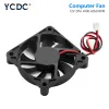 Wentylatory 10pcs/partia 2pin 6010 60x60x10mm 60 mm Slim Recipement DC 12V Cooling wentylator dla DIY PC Computer Case Plack 49006050 RPM