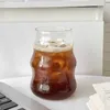 Tumbler kreative Kaffeetassen hitzebeständiges Glas mit Griffe Milchsaft großes Griff Getränk H240425