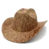 Wide Bim Hut Bucket Hut Hats Neue Wildleder -Jazzhut mit Big Bim Western Cowboy Hut Party Promie