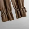 Women's Pants GIGOGOU Drawstring Knitted Women Harem Elastic High Waist Solid Peg Leg Workwear Carrot Trouser Joggers