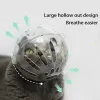 Accessories Useful Cat Helmet Comfortable Adjustable Cat Head Shaped Pet Transparent Hood Cat Muzzle Cat Hood Antibite