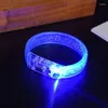 Party Decoration 1pcs Entertainment Cheering Props Night LED Battery Light-emitting Bracelet Running Luminous Bar