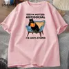 T-shirts voor heren Interessante Cat Reading Book T-shirt grafisch T-shirt katoenen heren kleding o-neck moe korte mouw t-shirt harajuku mode dames extra largeq240425