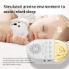 Monitoruje maszynę białego szumu przenośny sleep dziecięcy odtwarzacz 24 kojące dźwięki śpiące relaksowanie do podróży domowej