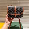 Exclusive New Shoulder Bag Selling 85% Factory Retail Classic Postman Bag Saddle Dog Teeth Small Square Old Flower One Shoulder Crossbody Bags