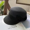 Visors tkane słoneczne czapkę szeroką grzbiet stały kolor oddychający lekki łuk