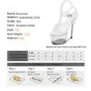 Model Show Stripper Shoes Women 2021 Platforms High Heels Sandals Female Clear Sexy Pole Dance Girls Shoe for Party Club