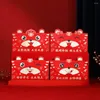 Geschenkverpackung -16 PCs Chinesische Rote Umschläge Jahr des Tiger Hong Bao Lucky Money Pakete für Spring Festival Geburtstagsdarstellungen