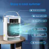 Cross-Border New Arrival Convenient Home Office Desktop Small Air Conditioning USB Charging Refrigeration Mute the Third Gear Mini Air Cooler