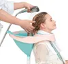 Badrumsänkar slang leverans vikbar diskbänk bekvämt schampoverktyg för gravida kvinnor enkelt hår tvätt silikon plast äldre 6272337