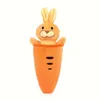 Animali di peluche di peluche Creative Rabbit Carrot Animali di peluche Reversibili Carrot Bushdoll Bushdoll con cerniera Cutesoft Rabbit Perfect Easterbrithday Gift