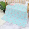 Sets babydeken 110x110 cm mousseline katoen 6 lagen dikke pasgeboren Swaddling herfst baby swaddle beddengoed cartoon ontvangen deken