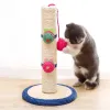 Kratzer Haustierspielzeug, Katze Kratzer Säulen, Katzenbäume, Kätzchen Klettern Säulen, Sprungtürme, Spielzeug mit Kugeln, Katzenschaber, Schutz