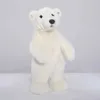 Poux en peluche debout debout oso ours polaire en peluche jouet mignon animal en peluche en peluche enfants poupées décoration de chambre cadeau d'anniversaire pour enfants2404