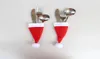 Santa Claus Christmas Mini Hat Dîner en intérieur Spoon Forks décorations ornements