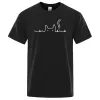 Örhängen casual mens t skjortor katt söt pried sommar bomull Oneck tshirt för män kort ärm topp tee shirt roliga streetwear tshirts