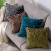 Pillow Cover Office Nap Living Room Backrest Pillowcase Cut Velvet 45x45