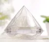 新しい透明なプラスチックダイヤモンド形状のパッケージボックス結婚披露宴の装飾キャンディボックスクリエイティブキャンディボックス3145576