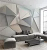 Custom PO tapet 3D nowoczesny tv tło salon sypialnia abstrakcyjna sztuka mural mural geometryczna ściana pokrywa tapety7380701