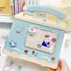 Storage Bags Car Money Bank Kids Safe Handle Design Atm Piggy With Sticker Real Dollar Cartoon Change Box