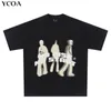 Oversized T Shirt Men Quick Drying Hip Hop TShirt Vintage 90s Streetwear Anime Harajuku Fashion Short Sleeve Top Gothic Clothes 240424