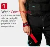 Sicurezza Skdk Pollice di sollevamento pesi antistrip sportivo al polso da polso cinghia di sollevamento pesi Supporto per il polso CrossFit Guida a mano Bodybuilding