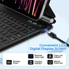 Goojodoq Magic Keyboard Case pour iPad Pro 11 129 12 9 Air 5 4 109 Backlight LCD Affichage Smart Cover Korean 240424