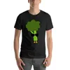 Herrpolos coola broccoli strumpor t-shirt kort grafisk t-shirt män träning