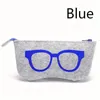 20pcs Lunes en laine exquises Étui en tissu en feuilles Coupe de lunettes Femmes Bolles de soleil Sac à fermeture éclair esthétique