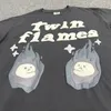 Flames Puff Print Broken Planet Trub