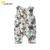 Rompers MA Baby 0-24m neonati neonati per bambini ragazze saltette senza maniche veliberate abbigliamento casual estate d240425