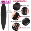 Wstępnie rozciągnięte warkocze Ombre Jumbo Braids Hair Yaki Prosty syntetyczny warkocz 1/3/6/8/10 PCS Bulk Mirras Mirror 240424