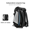 Backpack Men Travel Waterproof 16 Inch Business Laptop Hiking Camping With Tripod Strap For Woman