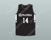 Nom nay personnalisé Mens Youth / Kids Payton Chester 14 Mamba Ballers Black Basketball Jersey version 3 cousue S-6XL