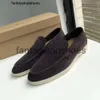 Loro Piano LP Original Suede Italian Slip on Slip-on Shoe Flat Bottomed Casual Loafer Mens Shoes Feel Si R065 Ye8t