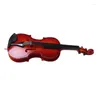 Figurines décoratives 2x Boîte de musique violon Rotation Musical Base Classical Instrument Gift For Boys Girls Birthday Christmas