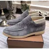 Loro Piano LP high High-quality Mens Nubuck shoes Walk leather Newst Top shoes luxury sneakers Lock designer Flats Slip-on dress shoe Boots 39-46