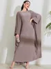 Ethnische Kleidung Eid Muslim Partykleid für Frauen Jalabiya Abaya Ramadan Lange Kleider Abayas Frau Fledermaushülle Kimono Robe Caftan Vestidos