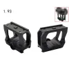 Accessories Tactical Leap Qd Mount For Micro Red Dot Sight 1.93 Inch Optic Centerline Height Fit Weaver Picatinny 20mm Rail Cnc Aluminum