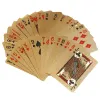 Gok plastic speelkaarten pokerspel goud zilver speelkaarten set magische waterdichte magie poker cadeau collectie