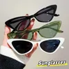 Lunettes de soleil Femmes Tren Cat Eye Lunettes de soleil Mentières Retroor Retro Fashion Sunglasses Lunettes Unisexe UV400 Protective Sports Sunglasses J240423