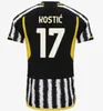 2024 2025 Maglia Dusan Vlahovic Chiesa 2324 Juventuse Soccer Jerseys Weston McKennie 23 24 Rabiot de Sciglio Kids Uniform Bremer Chiellini Bonucci Pogba Kean