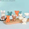 Strumenti per gelati a forma di orso 3D Produttore di cubetti di ghiaccio Candy Chocolate Cake Silicone Stampo Cubo Ice Cube Vassoio fai da te Whisky Ice Cube Stampo Q240425