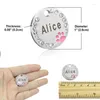 Tag del cane Tag personalizzati Rhinestone Pet Cat ID Nome inciso per capelli gratis Accessori carini 2024 caduta