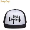 CAPS HATS DONGKING TRUCKER HAT LITT LEGEND PRINT FADER SON DAD CAP DOAGHT BARN Baby Mesh Baseball Caps Parent-Child Summer Gift D240425